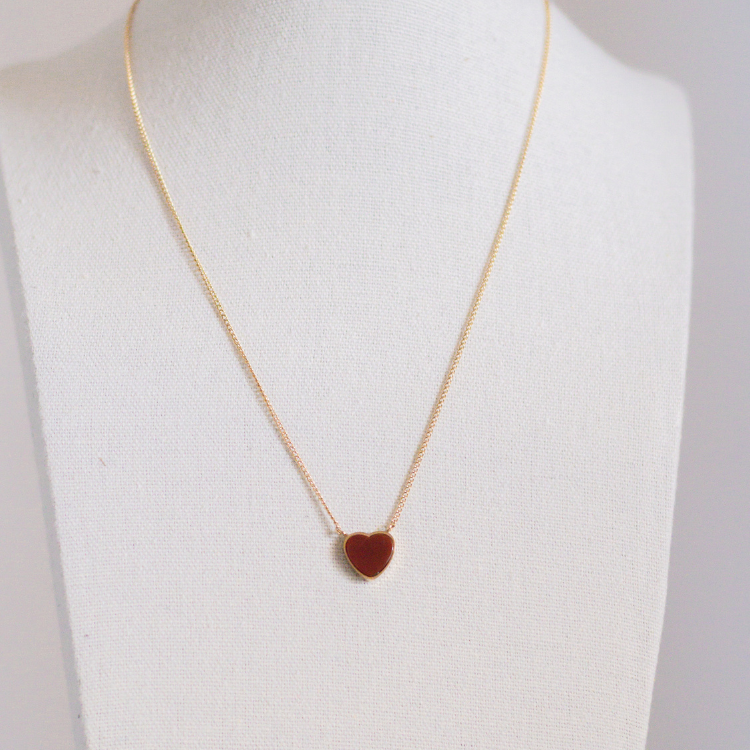 Red heart Pendant Necklace