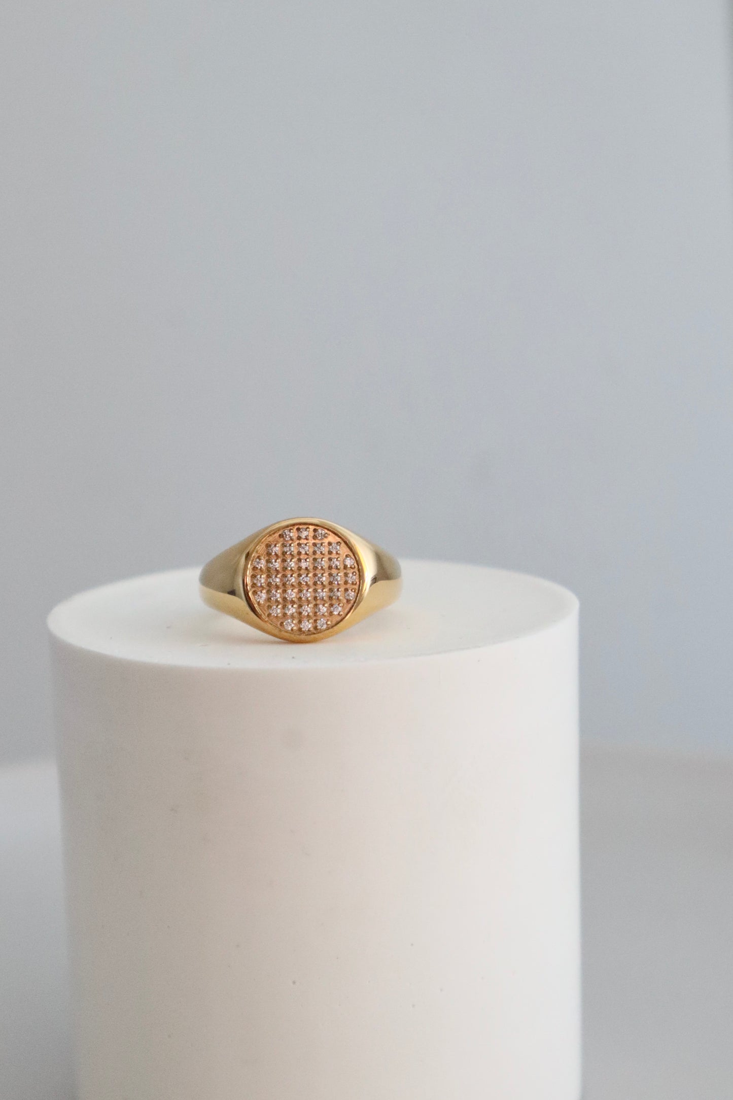 Round Signet Ring