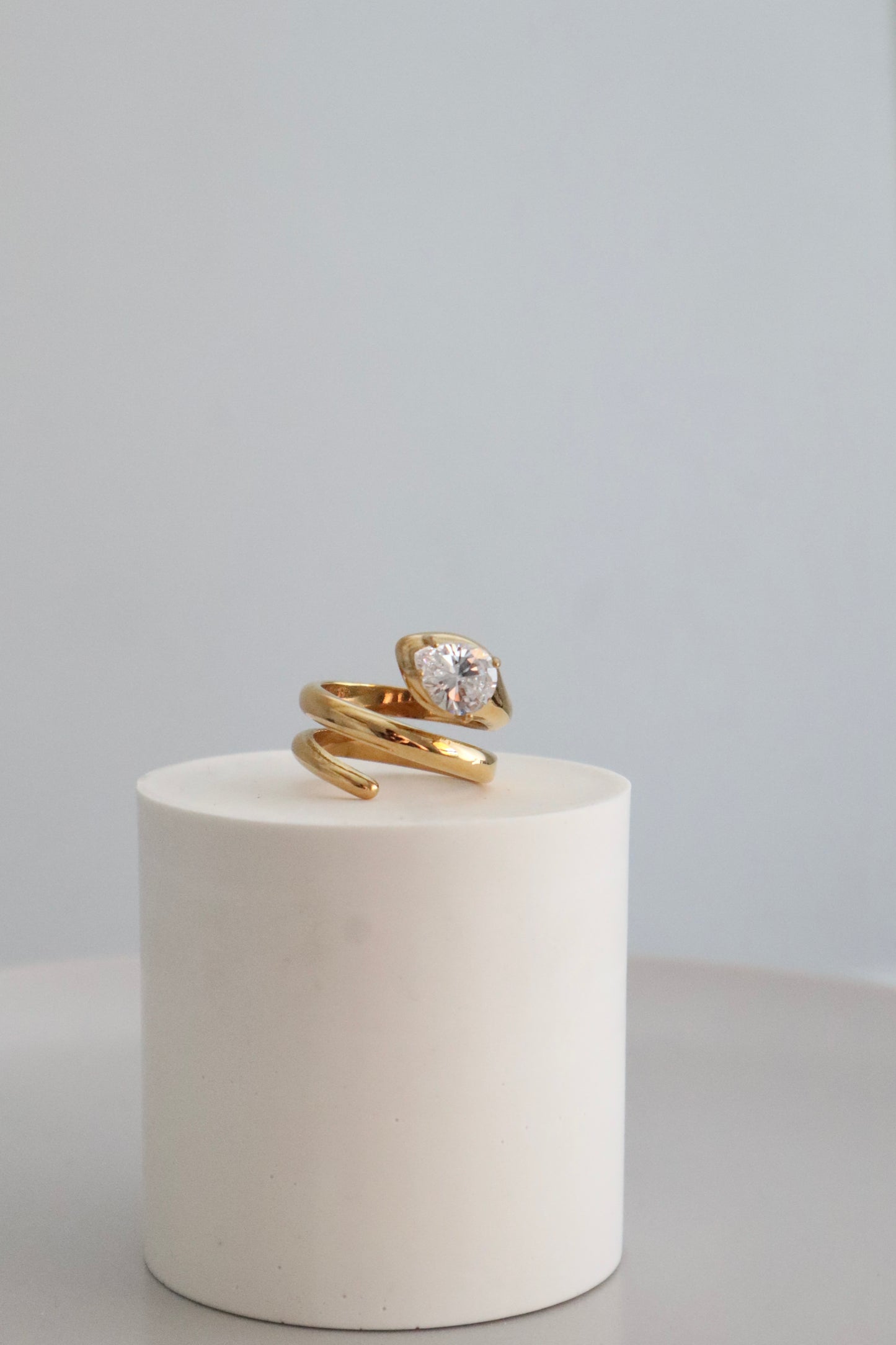 Stone Snake Ring